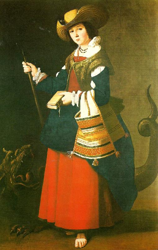 Francisco de Zurbaran st. agatha.